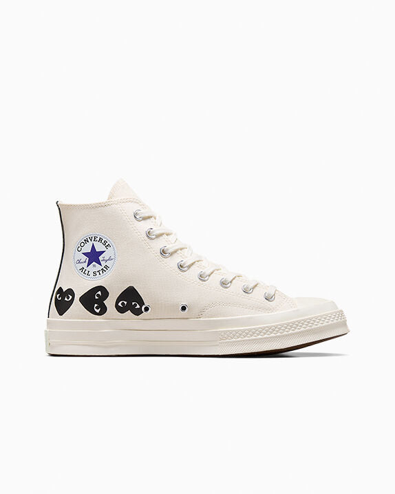 Converse x Comme des Garçons PLAY Chuck 70 Multi Heart High Top