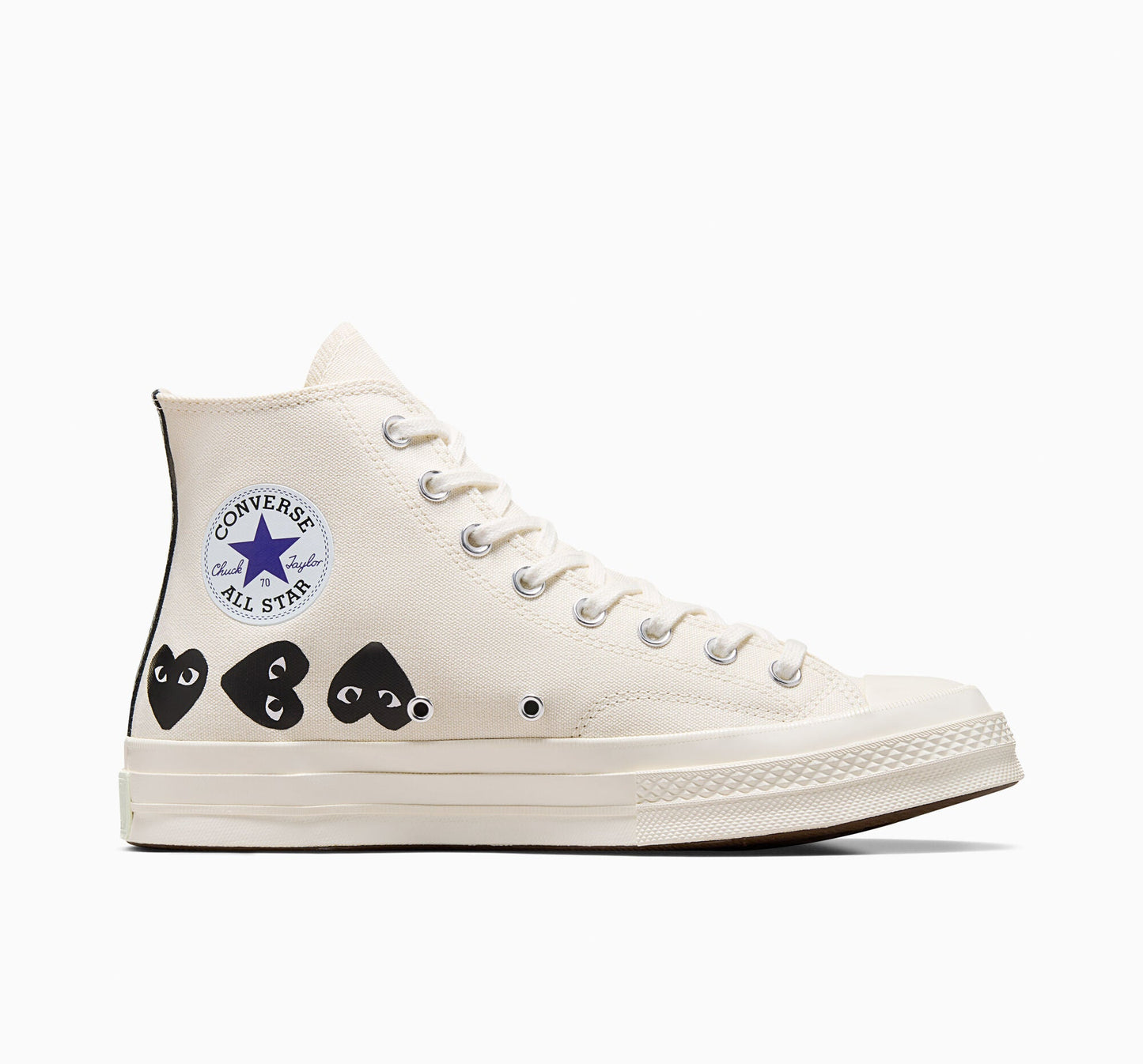 Converse x Comme des Garçons PLAY Chuck 70 Multi Heart High Top