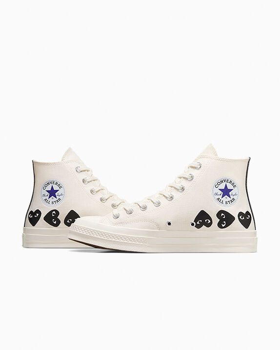 Converse x Comme des Garçons PLAY Chuck 70 Multi Heart High Top