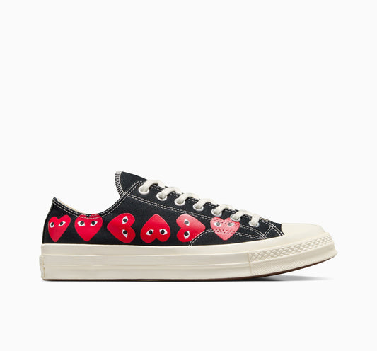 Converse x Comme des Garçons PLAY Chuck 70 Multi Heart Low Top