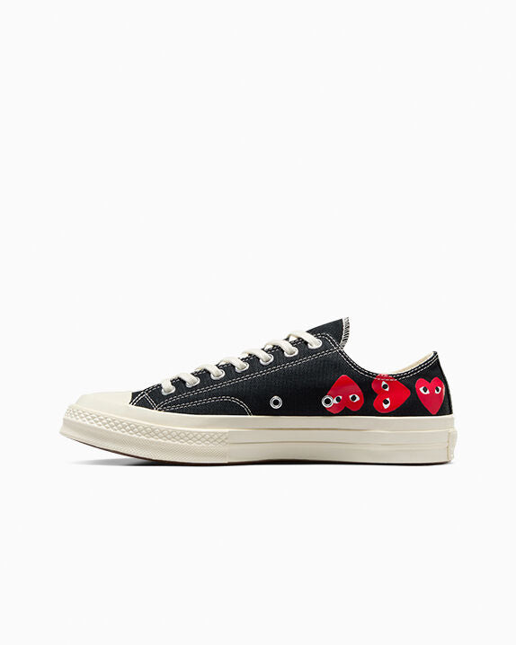 Converse x Comme des Garçons PLAY Chuck 70 Multi Heart Low Top