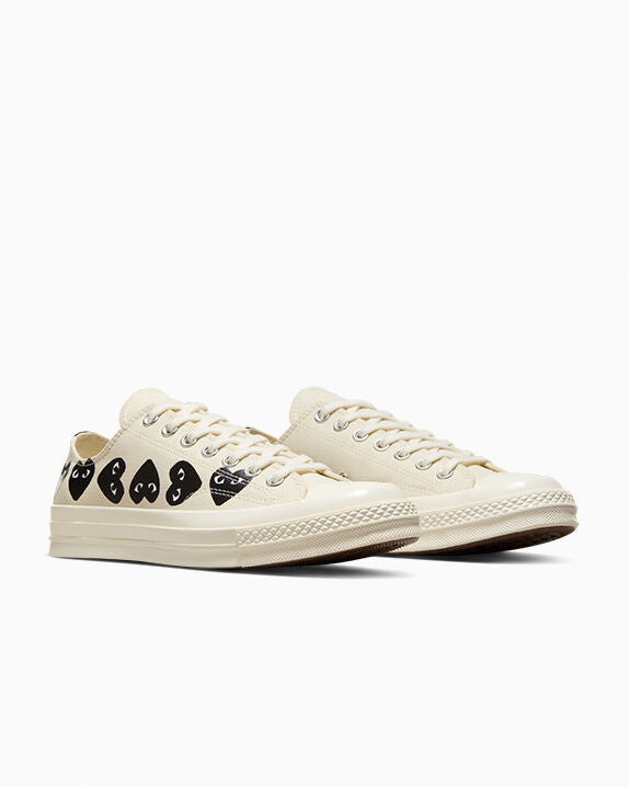 Converse x Comme des Garçons PLAY Chuck 70 Multi Heart Low Top