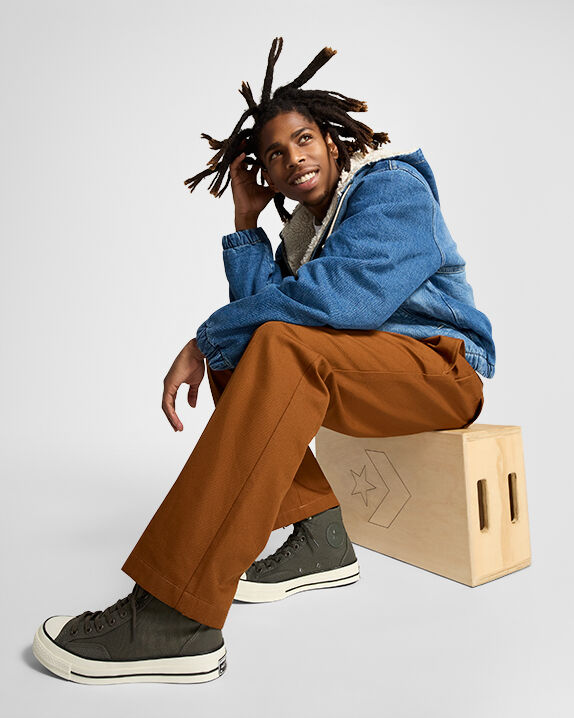 Chuck 70 Jungle Cloth Overlay High Top