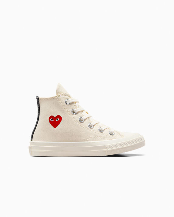 Converse X Comme des Garçons PLAY Chuck 70 OG Single Heart High Top