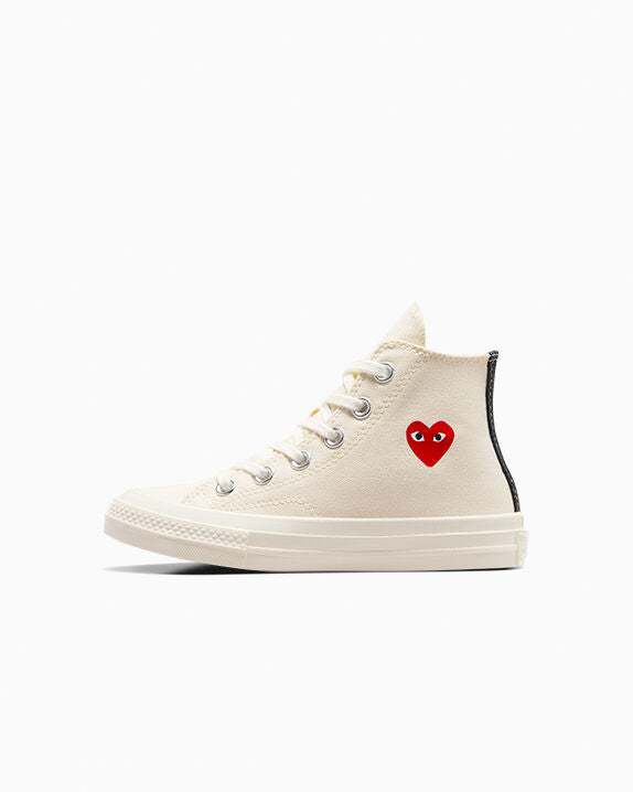 Converse X Comme des Garçons PLAY Chuck 70 OG Single Heart High Top