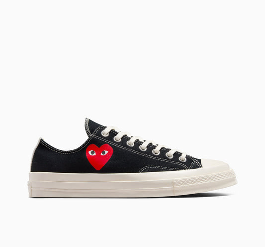 Converse X Comme des Garçons PLAY Chuck 70 OG Single Heart Low Top