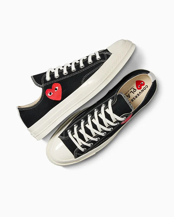 Converse X Comme des Garçons PLAY Chuck 70 OG Single Heart Low Top