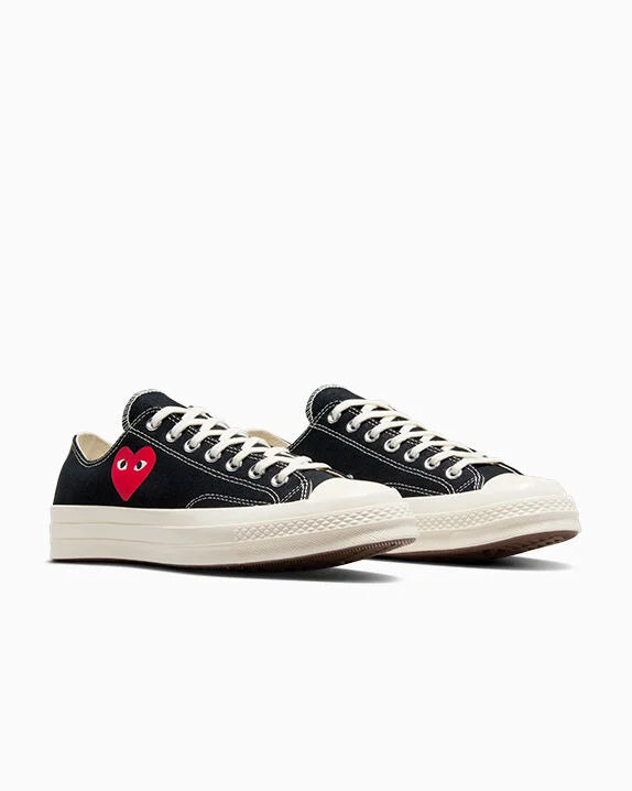 Converse X Comme des Garçons PLAY Chuck 70 OG Single Heart Low Top