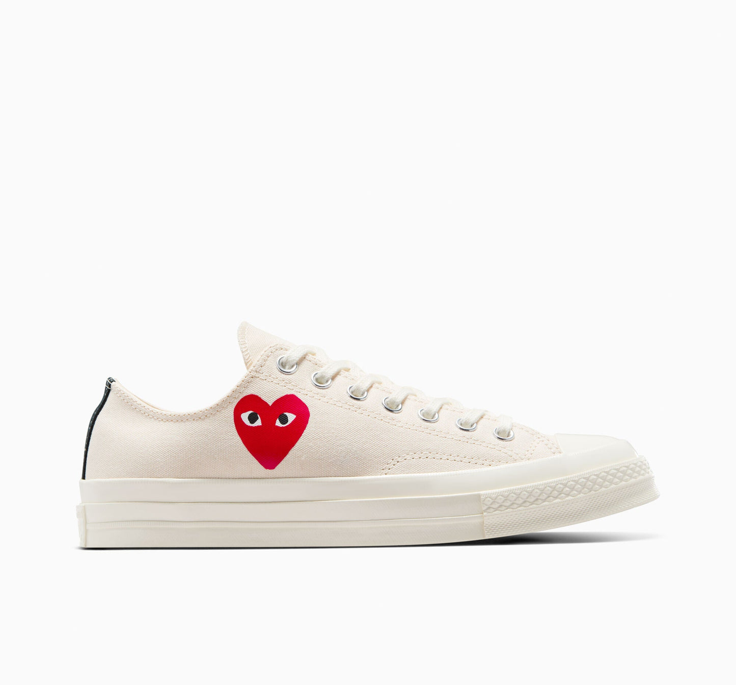 Converse X Comme des Garçons PLAY Chuck 70 OG Single Heart Low Top
