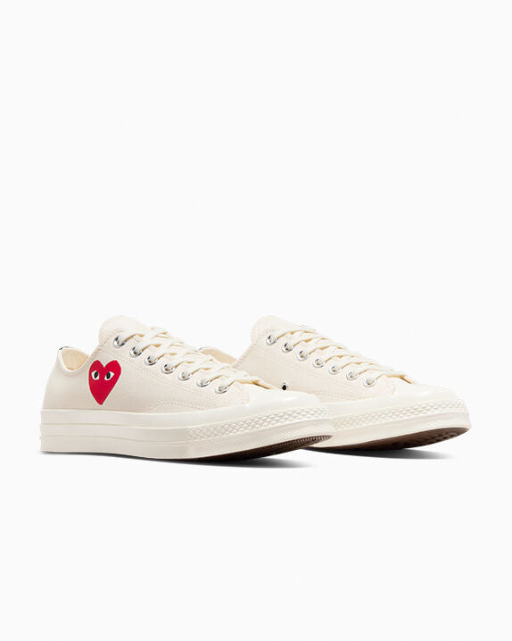 Converse X Comme des Garçons PLAY Chuck 70 OG Single Heart Low Top