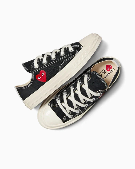 Converse X Comme des Garçons PLAY Chuck 70 OG Single Heart Low Top