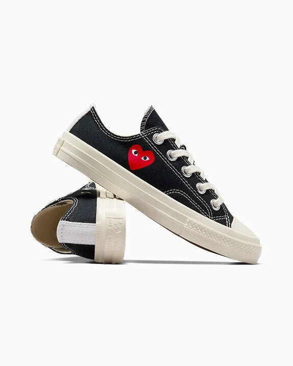 Converse X Comme des Garçons PLAY Chuck 70 OG Single Heart Low Top