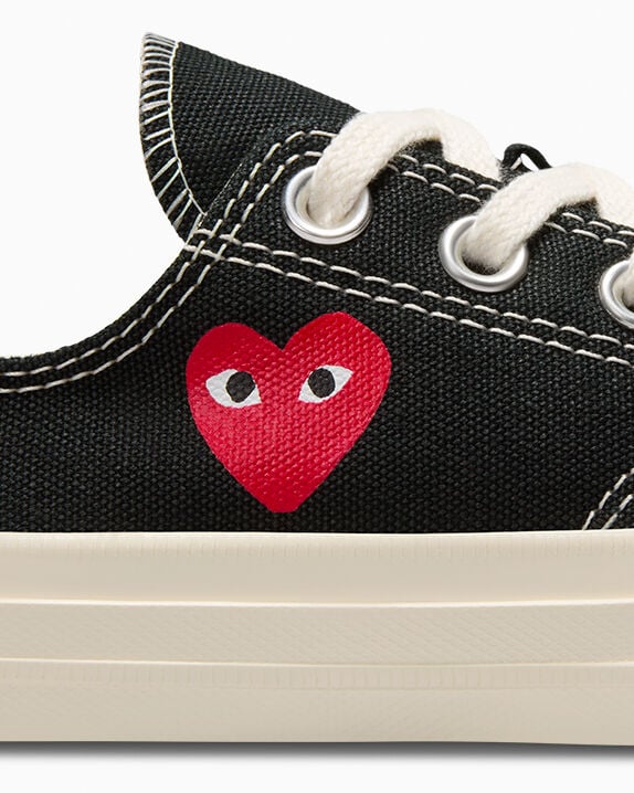 Converse X Comme des Garçons PLAY Chuck 70 OG Single Heart Low Top
