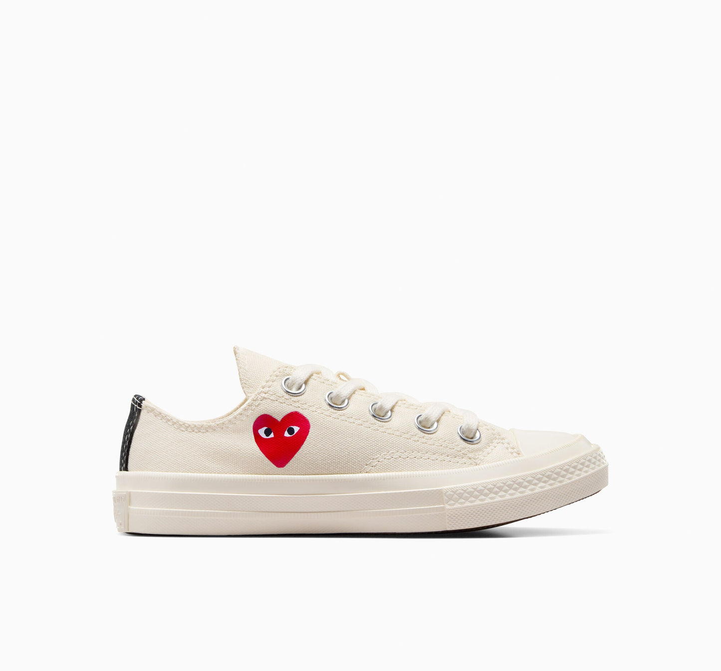 Converse X Comme des Garçons PLAY Chuck 70 OG Single Heart Low Top
