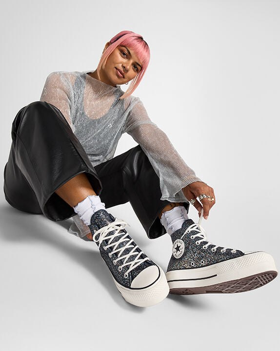 Chuck Taylor All Star Lift Platform Glitter High Top