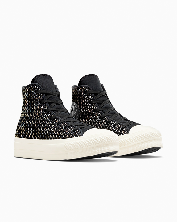 Chuck Taylor All Star Lift Platform Crochet High Top