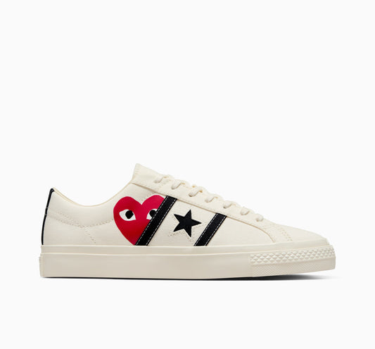 Converse x PLAY Comme des Garçons One Star Academy Pro Low Top