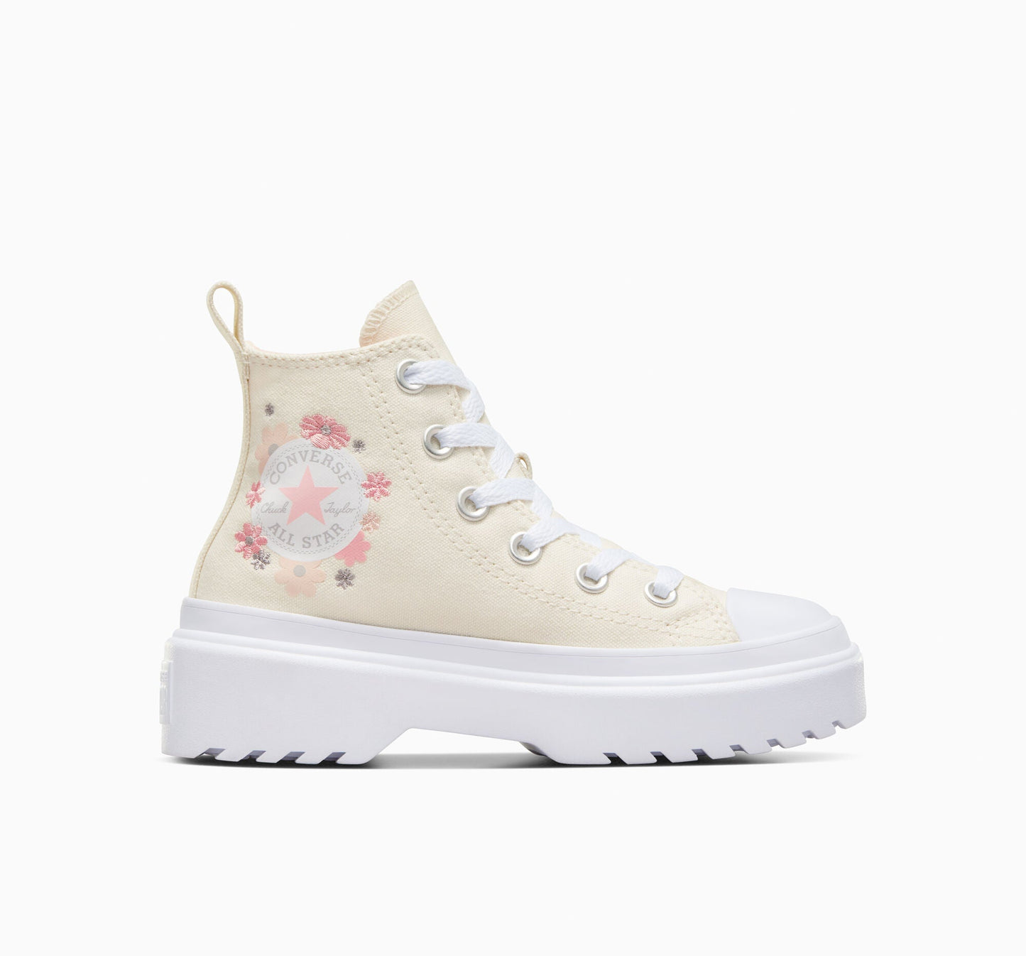 Chuck Taylor All Star Lugged Lift Platform Flowers Easy On High Top
