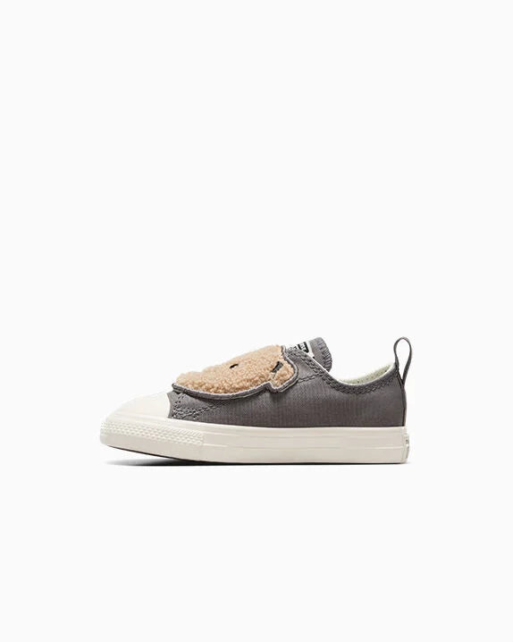 Chuck Taylor All Star One Strap Sherpa Bear Easy-On Low Top