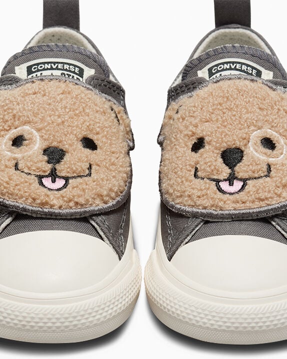 Chuck Taylor All Star One Strap Sherpa Bear Easy-On Low Top