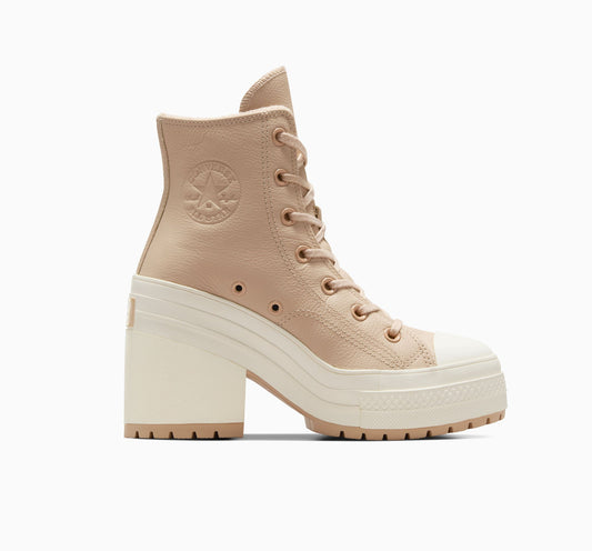Chuck 70 De Luxe Heel Platform Weatherized Leather High Top