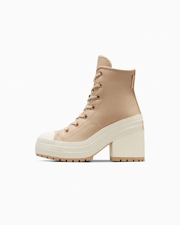 Chuck 70 De Luxe Heel Platform Weatherized Leather High Top