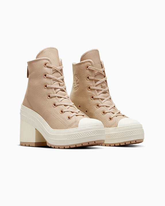 Chuck 70 De Luxe Heel Platform Weatherized Leather High Top