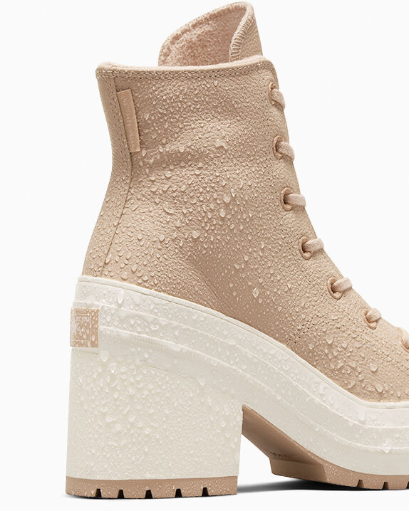 Chuck 70 De Luxe Heel Platform Weatherized Leather High Top