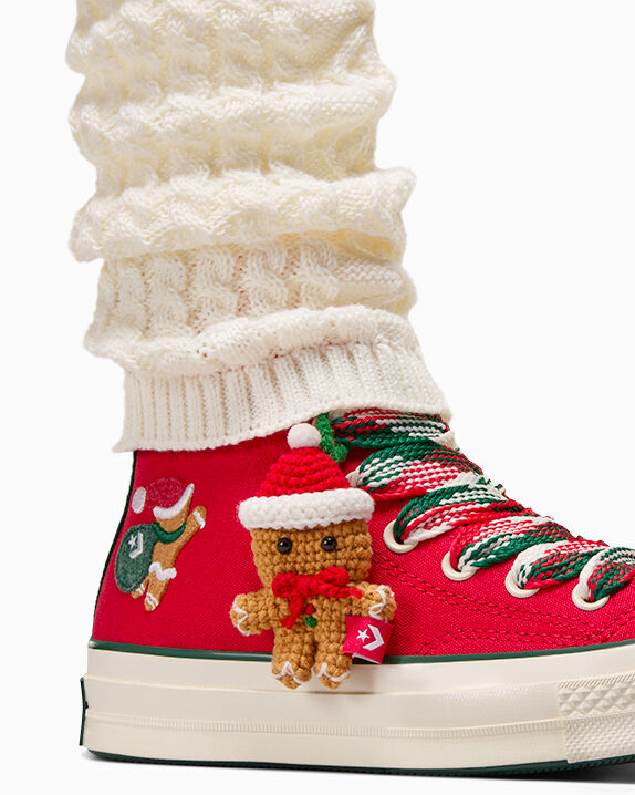 Chuck 70 X-Mas Gingerbread & Knit Sock High Top