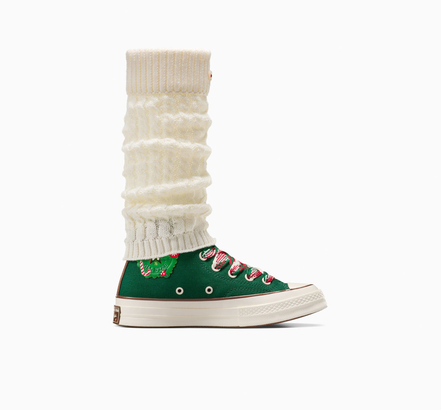 Chuck 70 X-Mas Gingerbread & Knit Sock High Top