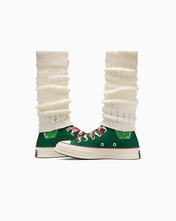 Chuck 70 X-Mas Gingerbread & Knit Sock High Top