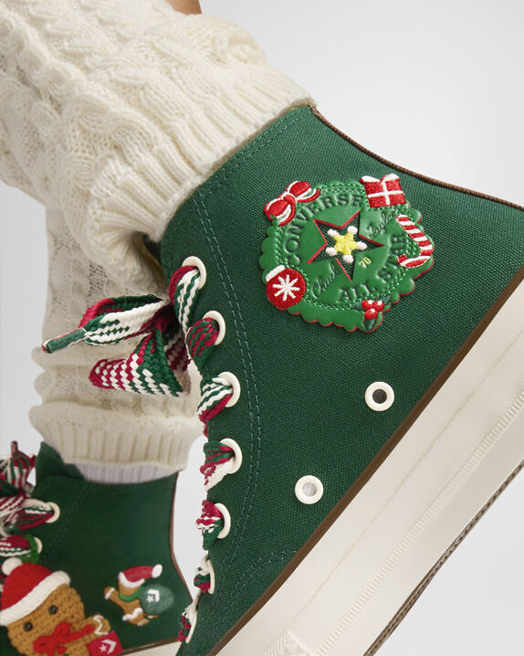 Chuck 70 X-Mas Gingerbread & Knit Sock High Top