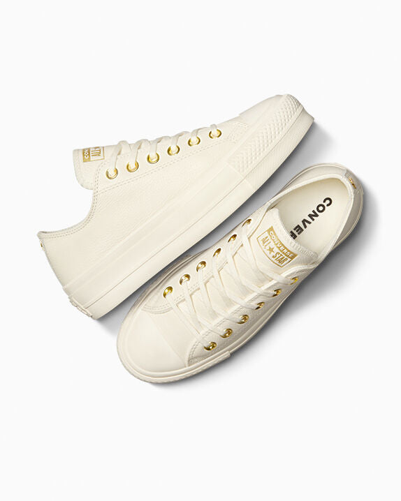 Chuck Taylor All Star Lift Platform Gold Low Top