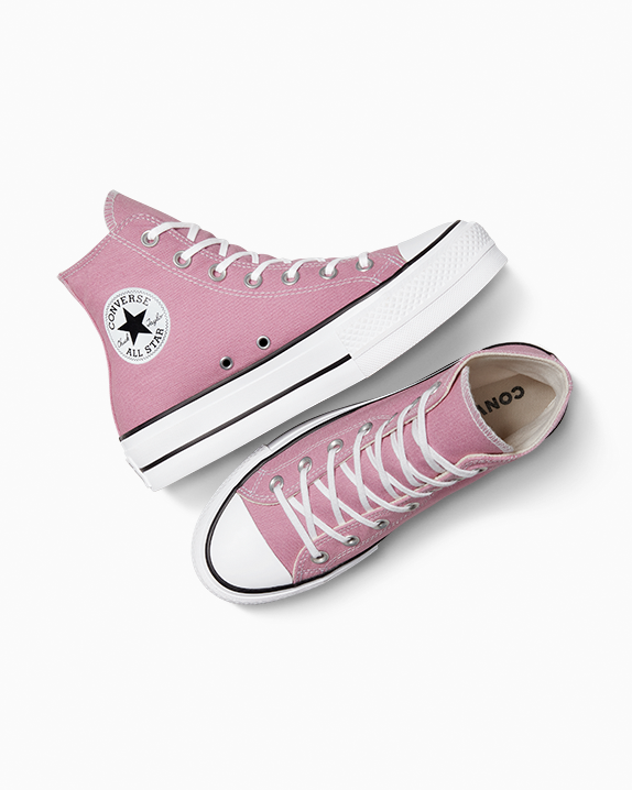 Chuck Taylor All Star Lift Platform High Top Limited Time Colours Cliffside Rose/White/Black