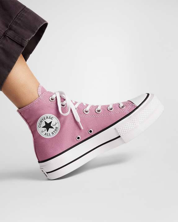 Chuck Taylor All Star Lift Platform High Top Limited Time Colours Cliffside Rose/White/Black