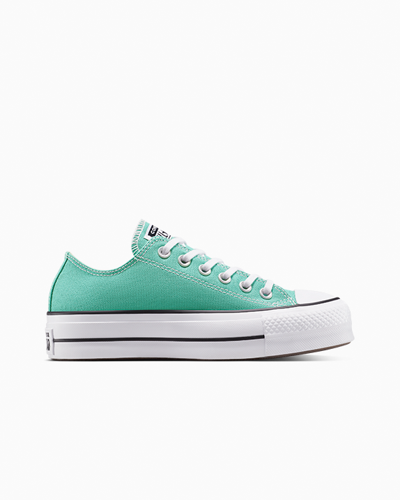 Chuck Taylor All Star Lift Platform Low Top Seasonal Light Saddle/Natural Ivory
