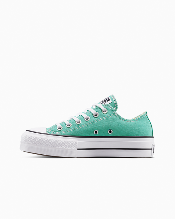 Chuck Taylor All Star Lift Platform Low Top Seasonal Light Saddle/Natural Ivory