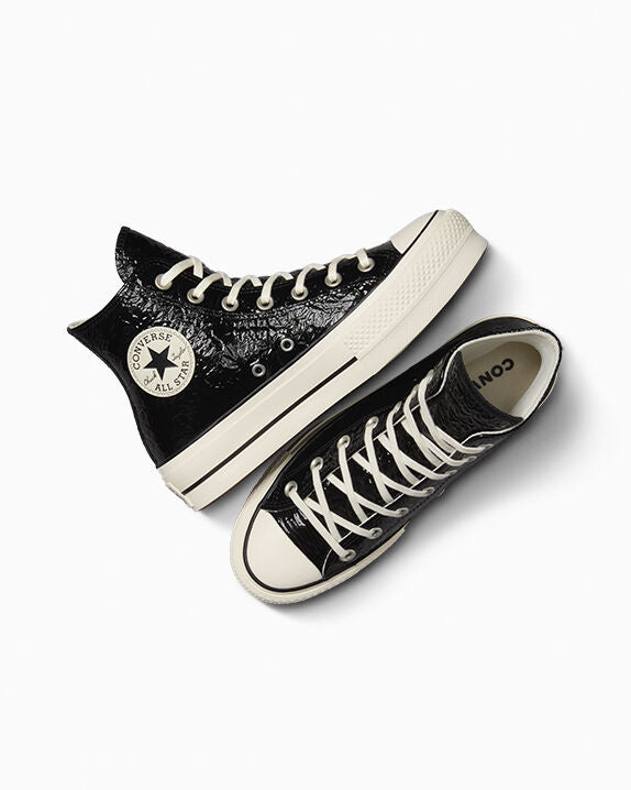 Chuck Taylor All Star Lift Platform Crinkled Leather High Top
