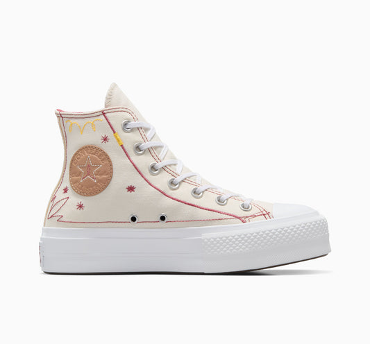 Chuck Taylor All Star Lift Platform Western Stitch High Top