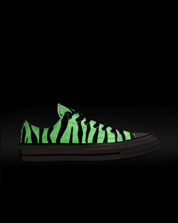 Chuck 70 Glow-In-The-Dark Zebra Print Low Top