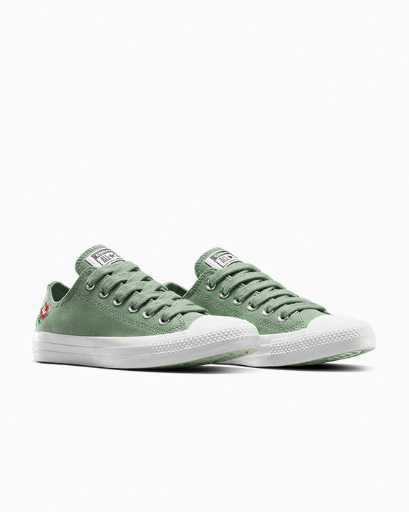 Chuck Taylor All Star Rose Cross Stitch Low Top