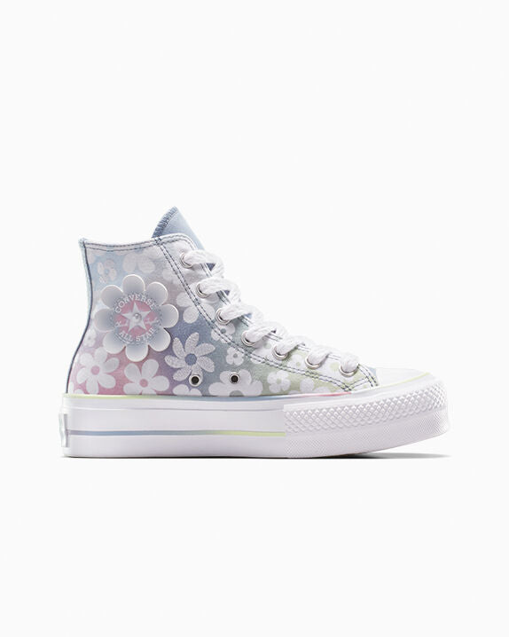 Chuck Taylor All Star Lift Platform Gradient Flowers High Top