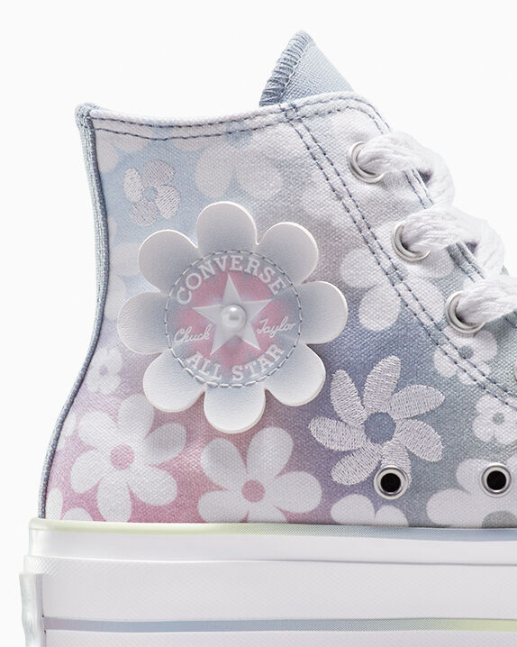 Chuck Taylor All Star Lift Platform Gradient Flowers High Top