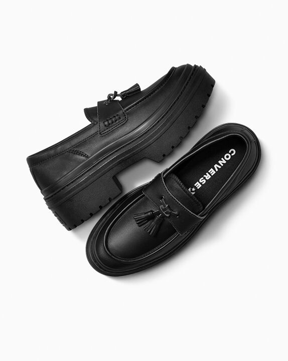 Chuck Taylor All Star Lugged Heel Loafer Platform Leather Low Top