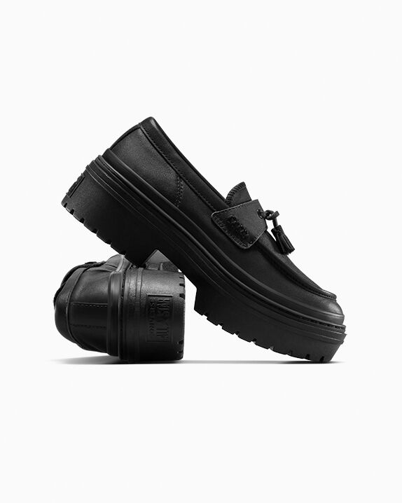 Chuck Taylor All Star Lugged Heel Loafer Platform Leather Low Top