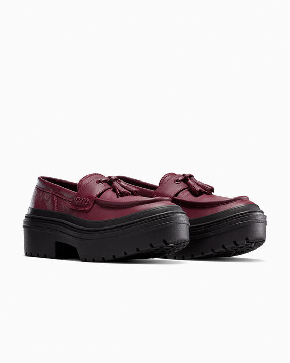 Chuck Taylor All Star Lugged Heel Loafer Platform Leather Low Top