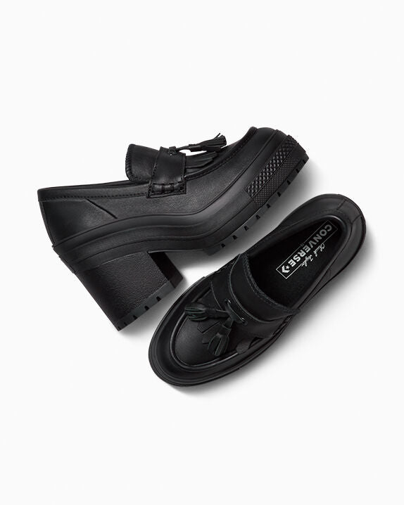 Chuck 70 De Luxe Heel Loafer Platform Leather Low Top