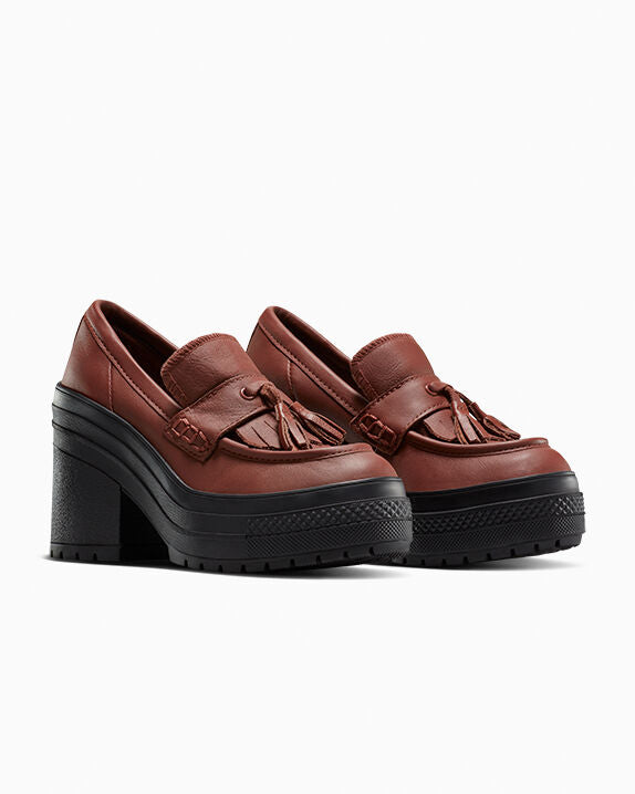 Chuck 70 De Luxe Heel Loafer Platform Leather Low Top