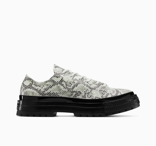 Chuck 70 Formal Suede Snake Print Low Top