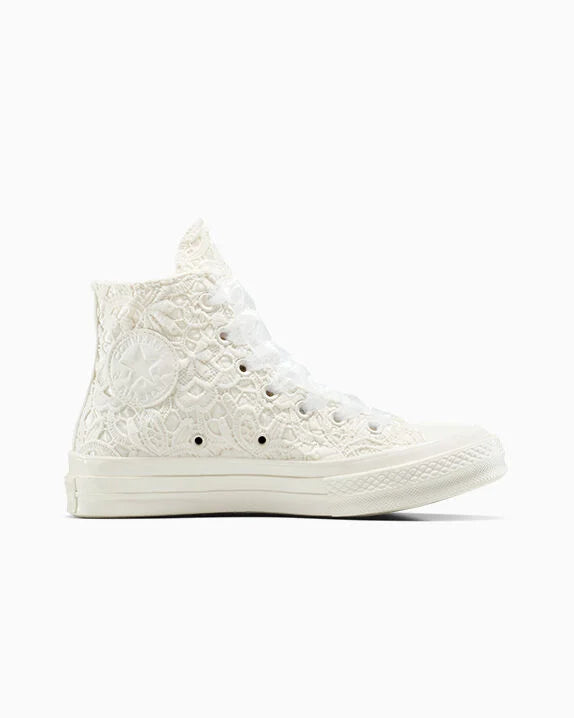 Chuck 70 Crocheted Satin High Top